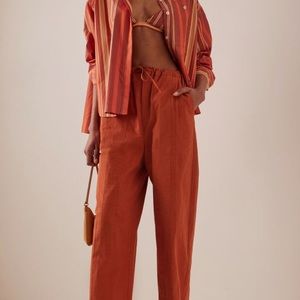 NWOT H&M Linen Drawstring Pants